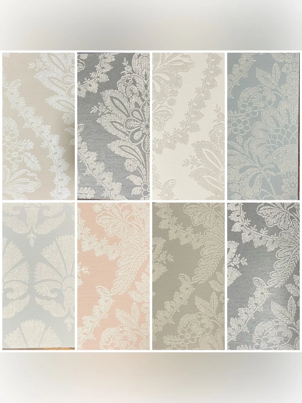 20 Large High Quality Designer Wallpaper Sample Sheets - Assorted Thick Textures